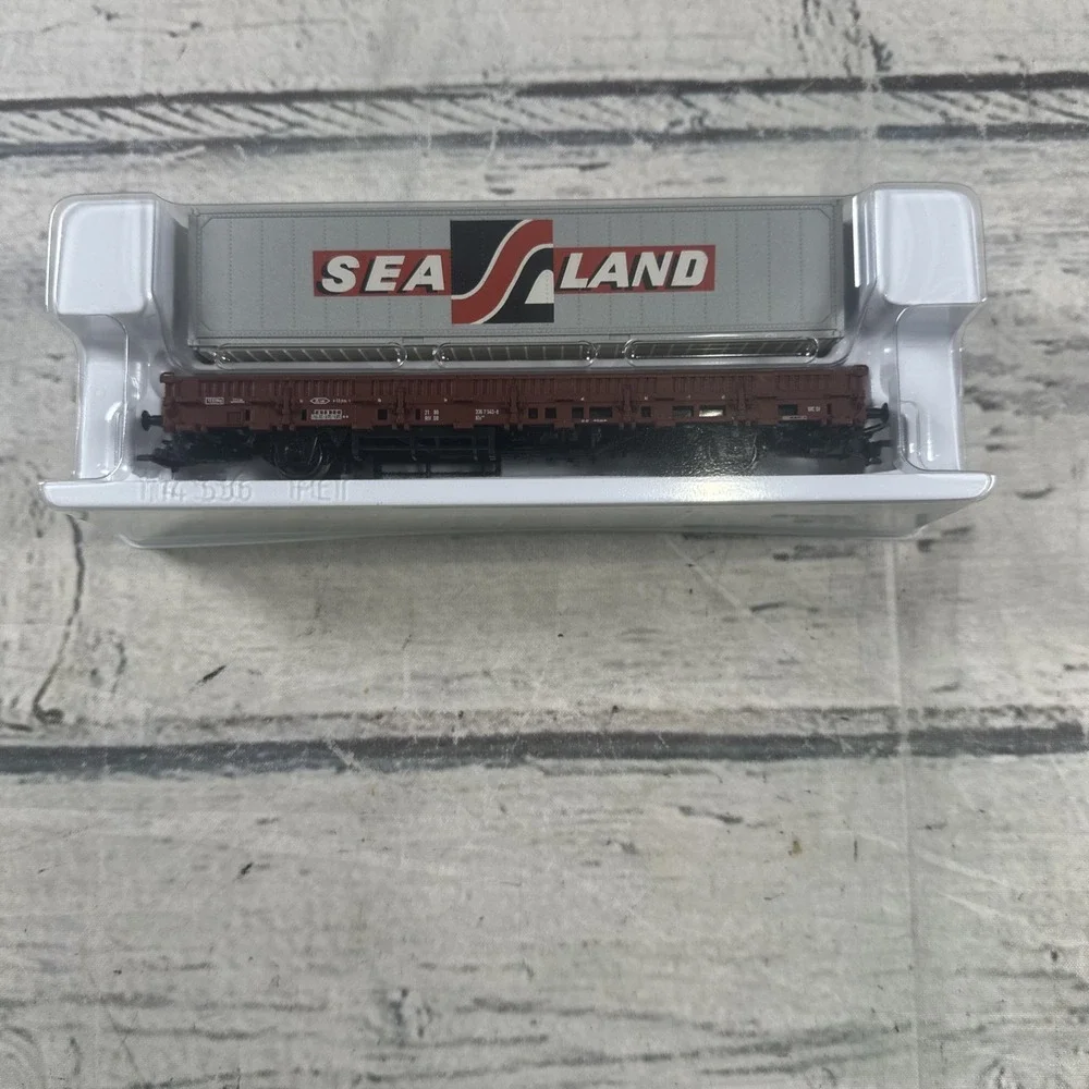 Märklin 00760-09 H0 DB Kbs 443 Sea-Land Container Car Epoche IV 2007 Open Box